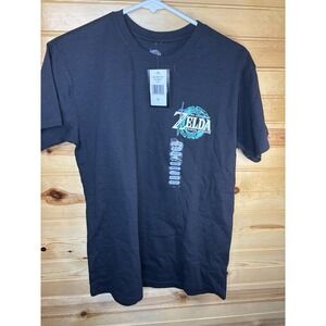 THE LEGEND OF ZELDA "Tears Of The Kingdom" Black Graphic T-Shirt Medium NWT